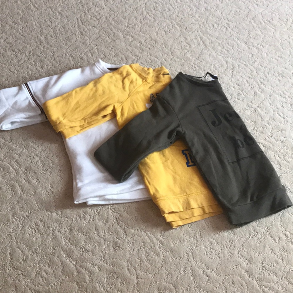 Bundle of sweaters from H&M, AE, and Lime&Vine
